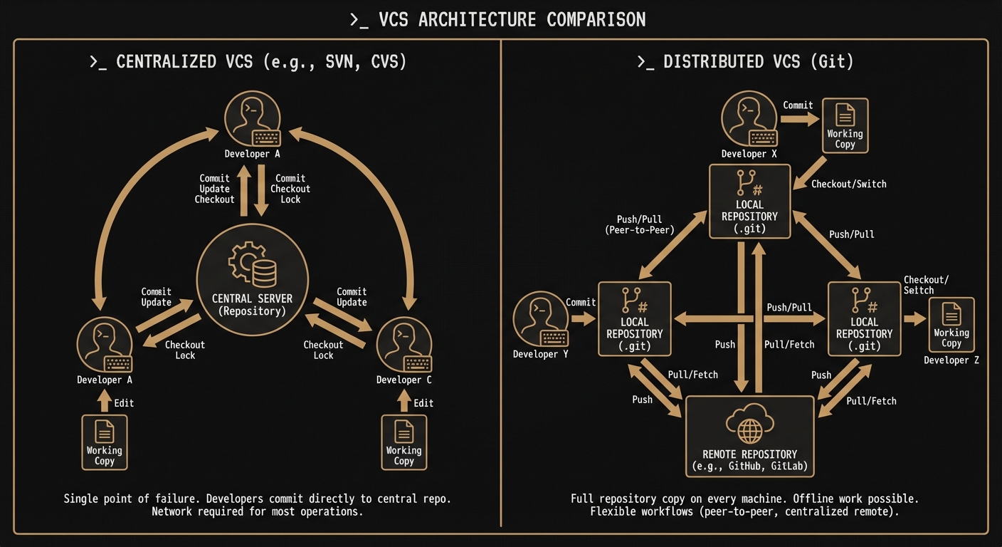 Distributed Version Control vs Centralized