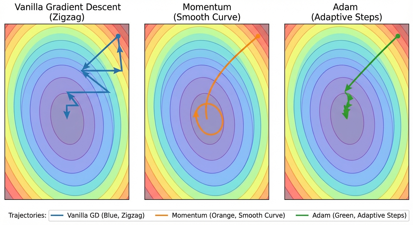 Gradient Descent Methods Comparison