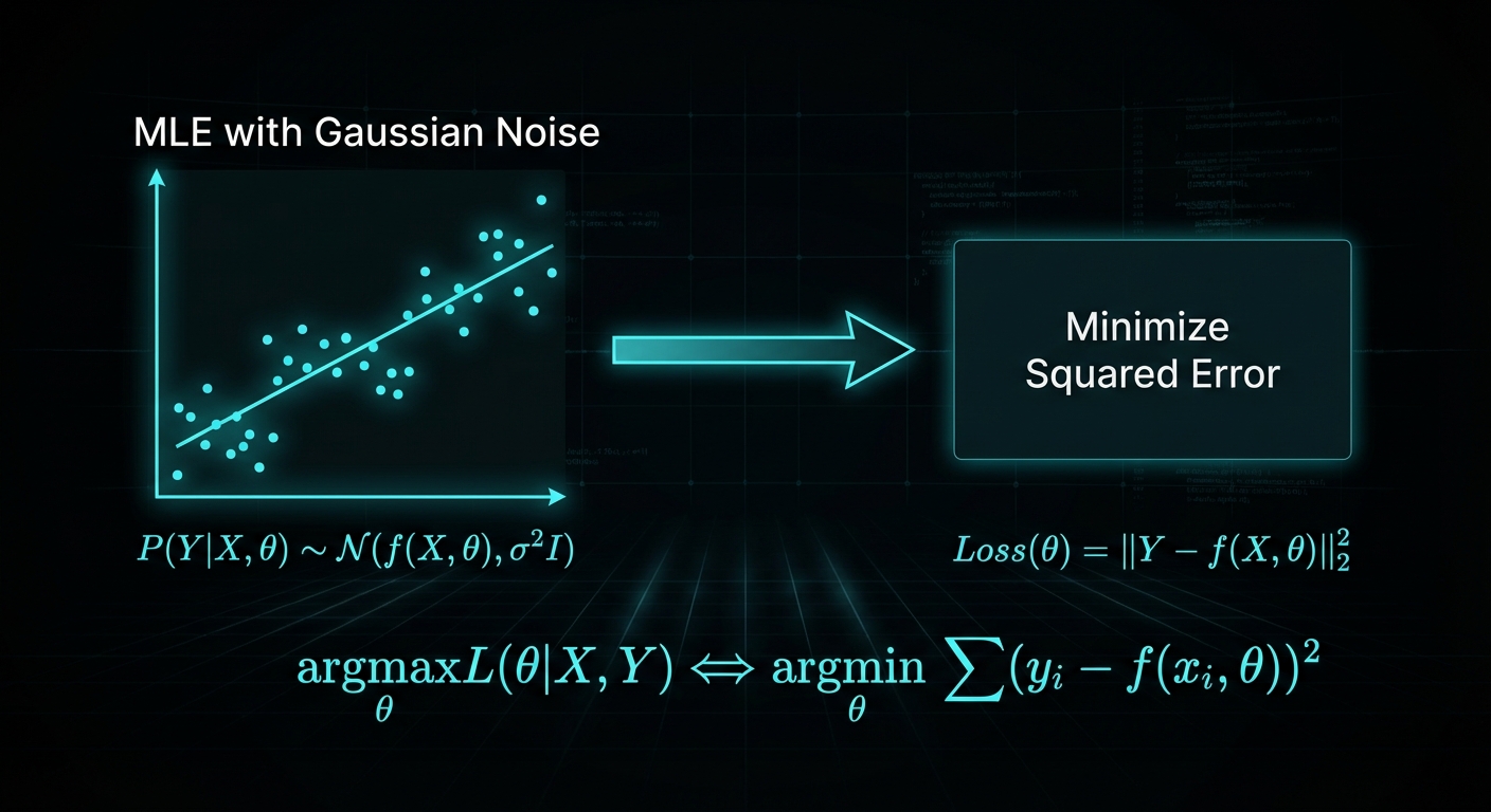 MLE and Linear Regression Connection