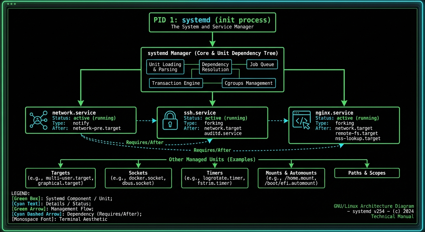 systemd Architecture Diagram